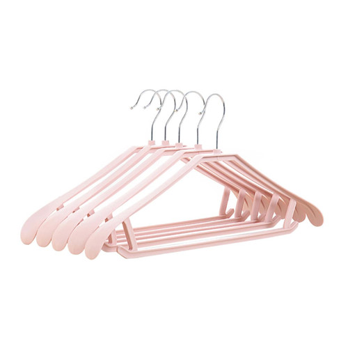 KOMBIUDA 5pcs Clothes Rack Hangers Clothes Drying Rack Clothes Hanger No Trace Clothes Hanging