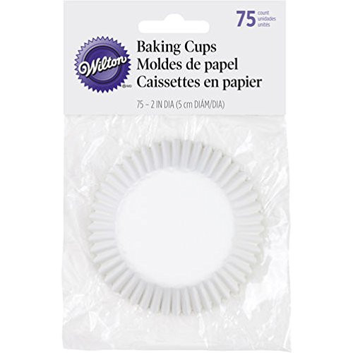 Wilton Jumbo White Baking Cups, 75 (2 Pack)