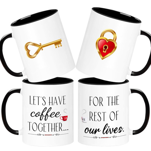 Mr and Mrs Coffee Mugs Set of 2, Wedding Gifts for Couple, Bride and Groom Gifts, Bridal Shower Engagement Gifts, Newlywed Gifts, Wifey Hubby Married Couples Anniversary Mugs,11 OZ Mr and Mrs Coffee Mugs Set of 2, Wedding Gifts for Couple, Bride and Groom Gifts, Bridal Shower Engagement Gifts, Newlywed Gifts, Wifey Hubby Married Couples Anniversary Mugs,11 OZ
