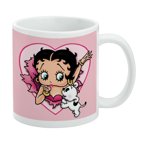 GRAPHICS & MORE I Love Betty Boop Ceramic Coffee Mug, Novelty Gift Mugs for Coffee, Tea and Hot Drinks, 11oz, White