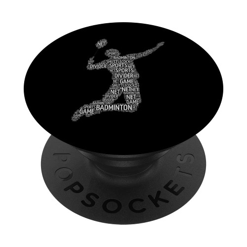 Badminton shuttlecock player PopSockets Swappable PopGrip