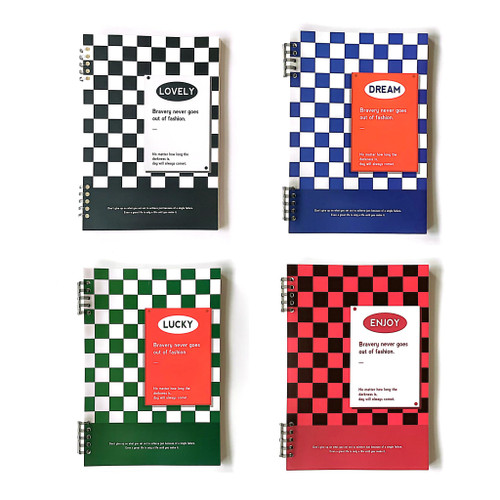 4 Pack B5 Spiral Notebook,Aesthetic Hardcover Notebooks for Work,7 x 10 inch, Cute Notebooks for School, Retro Notebooks College Ruled, Spiral Journal for Women, Students Back to School Notebook