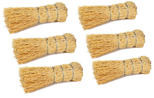 Brush Escobeta De Raiz Natural / Mexican Root Brush 5" ( Set of 6 )