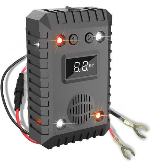 Ultrasonic Rodent Repellent for Cars, Repellent Under Hood, Battery Operated, Mouse Squirrel Rat Deterrent with Strobe Light, Keep Rodents Out of Car, Truck, RV Ultrasonic Rodent Repellent for Cars, Repellent Under Hood, Battery Operated, Mouse Squirrel Rat Deterrent with Strobe Light, Keep Rodents Out of Car, Truck, RV