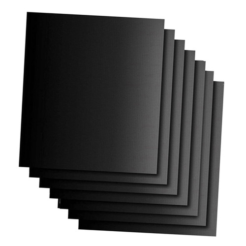 Yardenfun 7pcs BBQ Mat for Under BBQ Non- Barbecue Mat Grill Mat for Patio Non Stick Grill Mat Oven Mat Non Stick BBQ Mat Oven Liners Grill Kits for Men Grill Mats Man Barbecue Set Outdoor