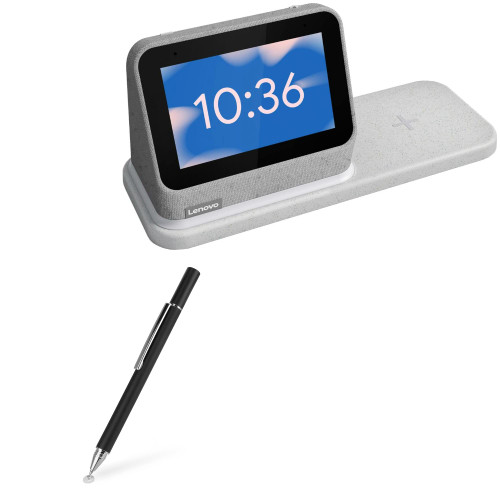 Stylus Pen for Lenovo Smart Clock 2 (Stylus Pen by BoxWave) - FineTouch Capacitive Stylus, Super Precise Stylus Pen for Lenovo Smart Clock 2 - Jet Black Stylus Pen for Lenovo Smart Clock 2 (Stylus Pen by BoxWave) - FineTouch Capacitive Stylus, Super Precise Stylus Pen for Lenovo Smart Clock 2 - Jet Black