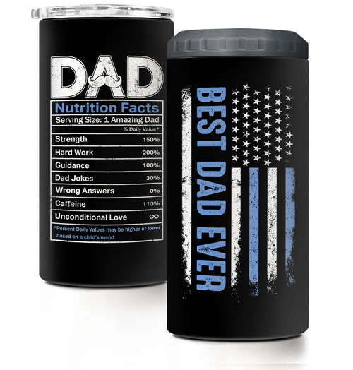 Christmas Gifts for Dad from Daughter, Son, Kids - Dad Christmas Gifts, Dad Gifts from Daughter, Son - Dad Birthday Gifts, Birthday Gifts for Dad - Funny Presents for Dad, Dad Tumbler Can Cooler 16Oz