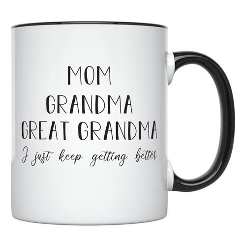 YouNique Designs You Are Going To Be A Great Grandma Mug, 11 Oz, Promoted To Great Grandma Pregnancy Announcement, GG Gifts for Great Grandma, Great Grammy Mug, Great Grandparents Mug (Black Handle)