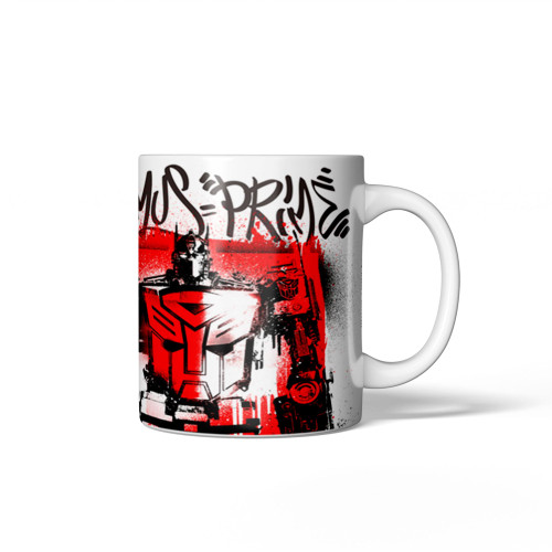 Pyramid America Transformers Coffee Mug Optimus Prime - 11 oz Ceramic Mug for Coffee, Cocoa & Tea Drinks - Perfect Addition to Your Kitchen, Office, or Gaming Desk
