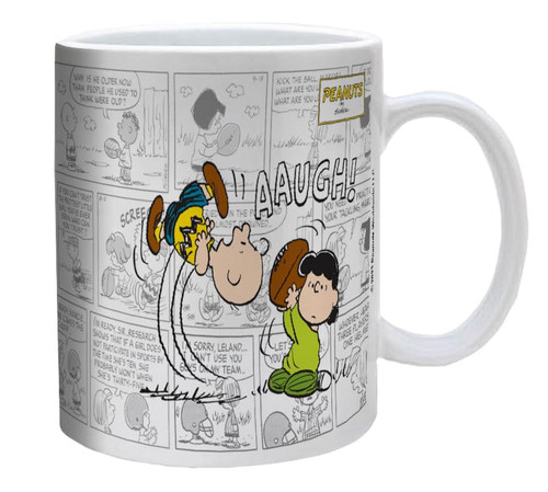 Pyramid America - Peanuts - Football - 11 oz. Ceramic Mug for Coffee, & Milk Tea - Perfect Addition to Your Kitchen & Home Essentials