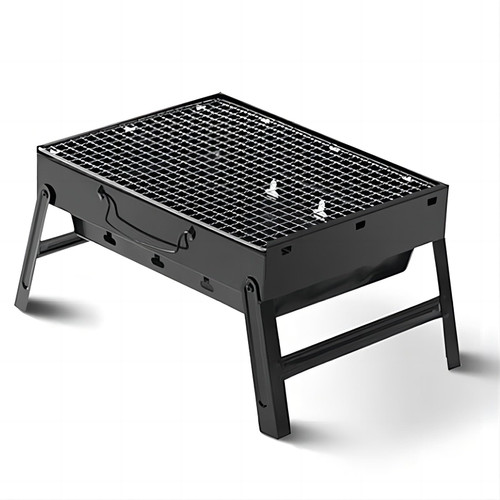 Large 17" Portable Folding Barbecue Grill Charcoal Lightweight Barbecue Grill Tools for Outdoor Grilling Cooking Camping Hiking Picnics Tailgating Backpacking Party Large 17" Portable Folding Barbecue Grill Charcoal Lightweight Barbecue Grill Tools for Outdoor Grilling Cooking Camping Hiking Picnics Tailgating Backpacking Party