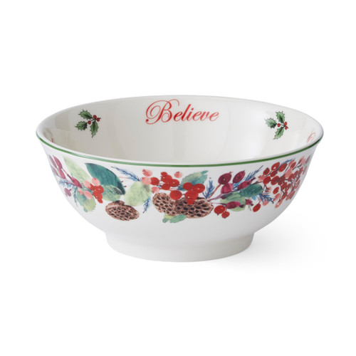 Spode Christmas Tree 2023 Annual Revere Bowl | Made of Porcelain | 6-Inch Holiday Collectors Bowl | Christmas Decoration | Dishwasher Safe, Microwave Safe, and Freezer Safe