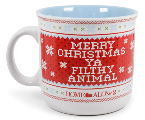 Silver Buffalo Home Alone 2 Filthy Animal Ceramic Camper Mug | Holds 20 Ounces