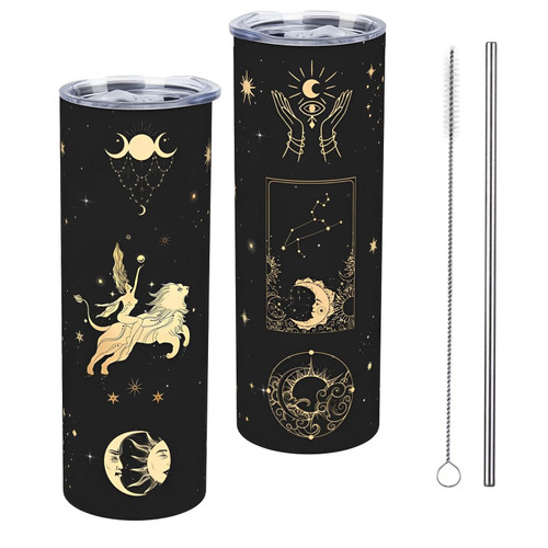 Haguckm Leo Constellation Tumbler Zodiac Coffee Mugs Stainless Steel Insulated Mug with Lid Straw Car Cup for Men Women Astrology Fans Birthday Gifts 20 Oz Haguckm Leo Constellation Tumbler Zodiac Coffee Mugs Stainless Steel Insulated Mug with Lid Straw Car Cup for Men Women Astrology Fans Birthday Gifts 20 Oz