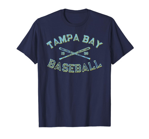 Classic Tampa Bay Florida Baseball Fan Retro Vintage T-Shirt