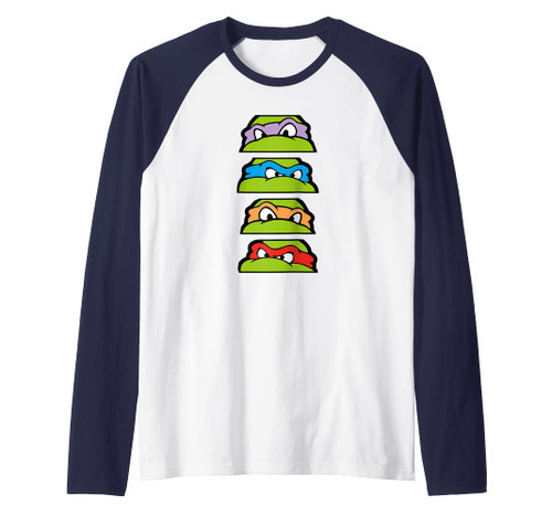 Mademark x Teenage Mutant Ninja Turtles - Donatello, Raphael, Michelangelo, and Leonardo Raglan Baseball Tee