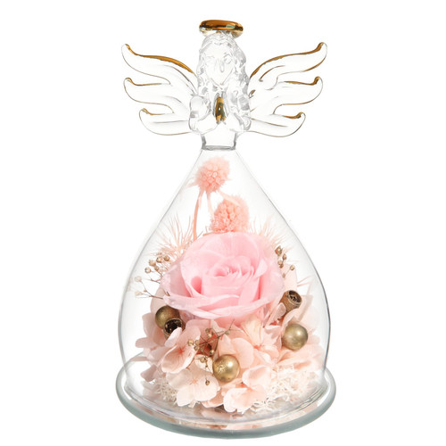 Preserved Rose Flower Gifts for Women in Glass Angel Figurines Birthday Gifts for Women Angel Rose Gifts for Her Mom Gifts from Daughter/Son Valentine for Wife (Pink) Preserved Rose Flower Gifts for Women in Glass Angel Figurines Birthday Gifts for Women Angel Rose Gifts for Her Mom Gifts from Daughter/Son Valentine for Wife (Pink)