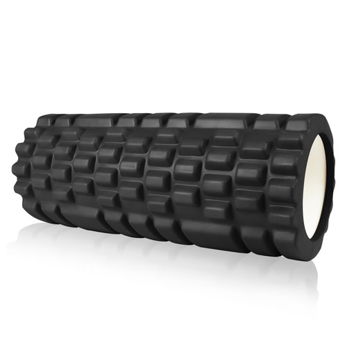 Joyenergy Foam Roller for Deep Tissue Massager High Density Exercise Roller for Muscle Massage and Myofascial Trigger Point Release, Muscle and Back Roller for Fitness, Yoga and Pilates - Black