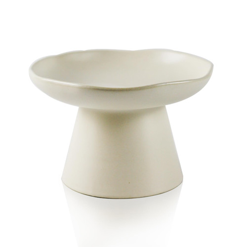 Extra Wide 6.1" Raised Cat Food Bowl, Shallow Ceramic Elevated Cat Feeder Bowl, Anti Vomiting, Stress Free, Whisker Fatigue, Pet Food or Water Bowl, White Extra Wide 6.1" Raised Cat Food Bowl, Shallow Ceramic Elevated Cat Feeder Bowl, Anti Vomiting, Stress Free, Whisker Fatigue, Pet Food or Water Bowl, White