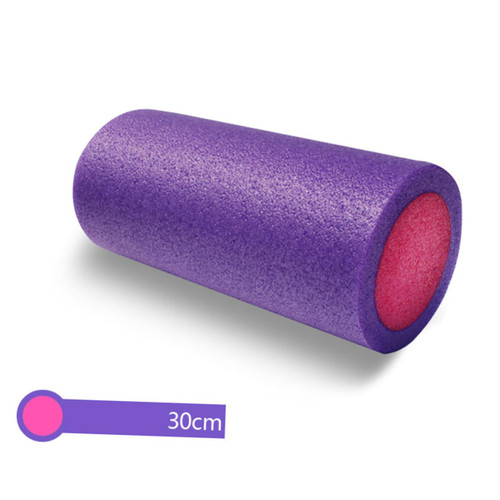 BESPORTBLE 1pcs Balance Yoga Massage Roller deep Tissue Roller Muscle Massage Roller Yoga Roller Tube Foam Yoga Brick Half Round Foam Roller Yoga Accessories Fitness Sports Purple Back Pain