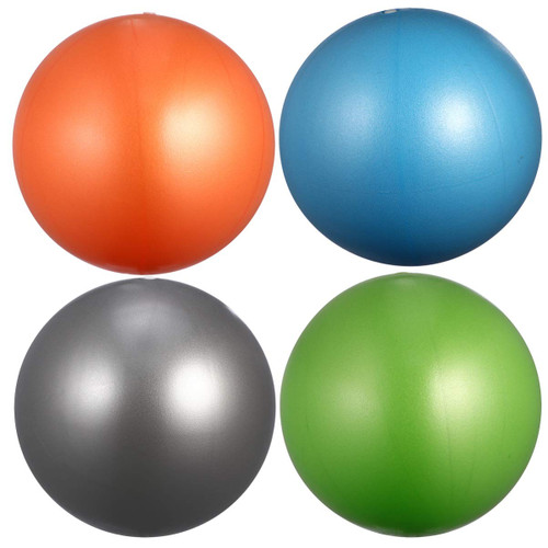 BESPORTBLE 4pcs Exercise Ball Chair Barre Ball Birthing Ball Anti Burst Yoga Balance Ball Balance Yoga Pilates Gymnastic Workout Stability Exercise Balls Small Bender Crossbar Fitness Mini