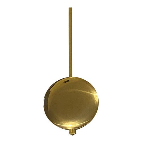 New Traditional Clock Pendulum Rod & Bob (200mm Imitation Gold Rod & 75mm (B) Bob)