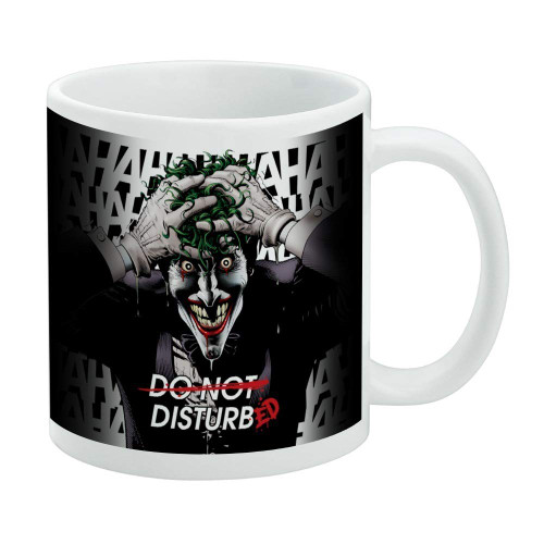 GRAPHICS & MORE Batman Disturbed Joker Ceramic Coffee Mug, Novelty Gift Mugs for Coffee, Tea and Hot Drinks, 11oz, White