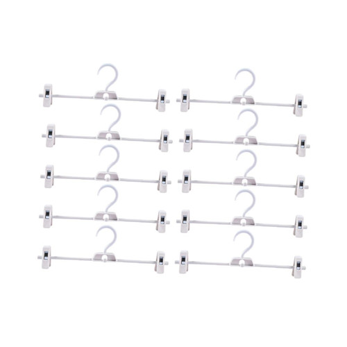 YARNOW 10Pcs Pants Rack Scarf Organizer Hanger Tubular Clothes Hangers tie Hanger Hook Bathing Suit Hangers Underwear tie Rack Hanger Clothes Hanger Rack Trousers Rack Coat Hanger Plastic