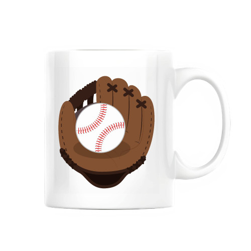 Baseball Glove funny for Baseball Player Baseball Lover 11oz 15oz White Coffee Mug