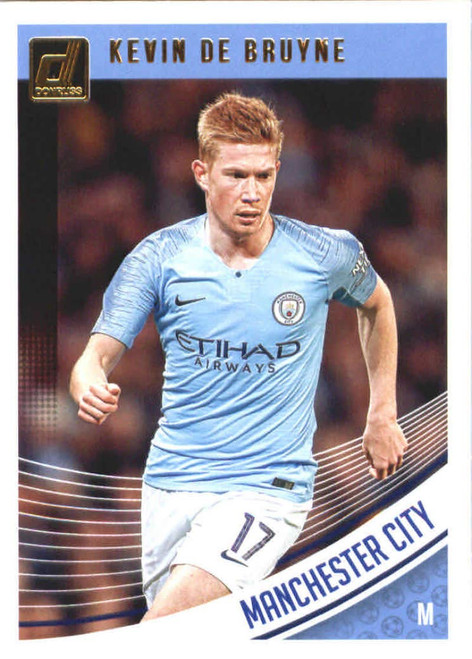 2018-19 Donruss #41 Kevin De Bruyne Manchester City Soccer Trading Card