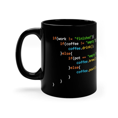 Vyomi Java Program Coffee Mug, Computer Science Programming Software Developer Coding Mug Gift, Best Gift For Family, Friends, Coworker, Ceramic Black Mug 11oz 15oz