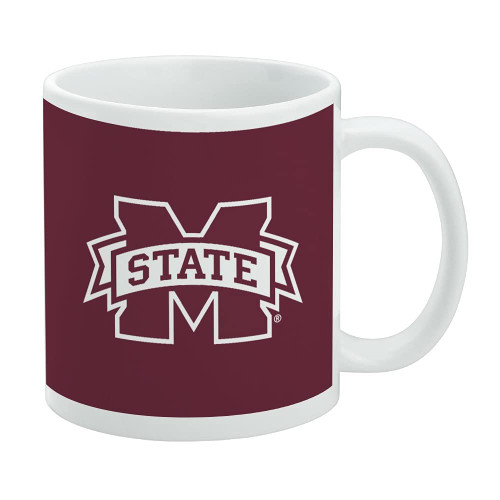 GRAPHICS & MORE Mississippi State Logo Ceramic Coffee Mug, Novelty Gift Mugs for Coffee, Tea and Hot Drinks, 11oz, White