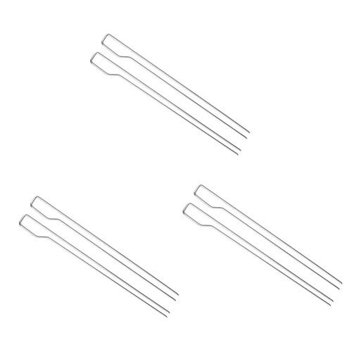 YARNOW 6 Pcs Marshmallow Sticks Roasting Sticks Meat Shredding Forks Bbq Fork Grilling Fork Stainless Steel Meat Fork Grill Fork Stainless Steel Carving Fork Roasting Fork Barbecue