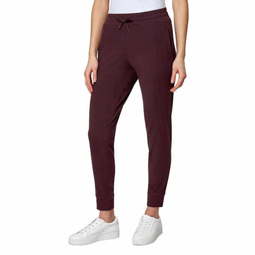 Mondetta Womens Midweight Fleece Jogger (as1, Alpha, x_l, Regular, Regular, Wine Tasting)