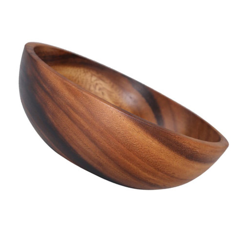 STOBOK 1pc 16X7CM Practical Wood Salad Bowl Creative Thicken Fruits Bowl Round Bowl with Server,Big Wood Serving Bowl for Fruits, Salad, Cereal or Past STOBOK 1pc 16X7CM Practical Wood Salad Bowl Creative Thicken Fruits Bowl Round Bowl with Server,Big Wood Serving Bowl for Fruits, Salad, Cereal or Past