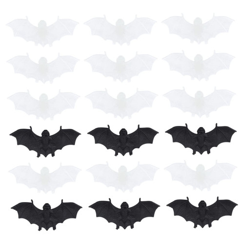 TOYANDONA 60pcs Artificial Bat Rubber Realistic Bats Realistic Spooky Bats Kids Bat Toy Haunted Bat Decorations Realistic Hanging Bats Realistic Vampire Bats Ghost Child Halloween Plastic