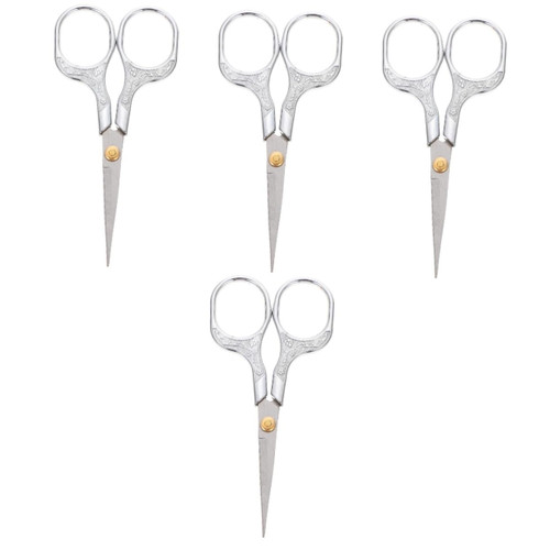 COHEALI 4pcs Stainless Steel Scissors Dressmaking Scissors Sewing Thread Cutter Sewing Cutting Scissors Craft Scissors Sewing Accessories Fabric Trimming Shears Clothing Student