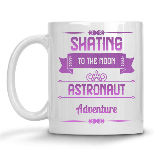 Unique Skateboarding Enthusiast Gift for Son - Skateboard Quote on 11 Oz White Ceramic Coffee Mug