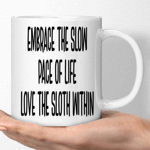 Cute Sloth Exercise Gift, Great for Husband's Birthday - Dumbbells for Sloth Lovers, Animal Lovers Design on 11 Oz White Ceramic Coffee Mug Cute Sloth Exercise Gift, Great for Husband's Birthday - Dumbbells for Sloth Lovers, Animal Lovers Design on 11 Oz White Ceramic Coffee Mug