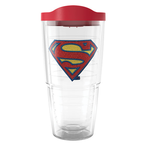 Tervis DC Comics Superman Logo Insulated Tumbler, 24oz, Classic