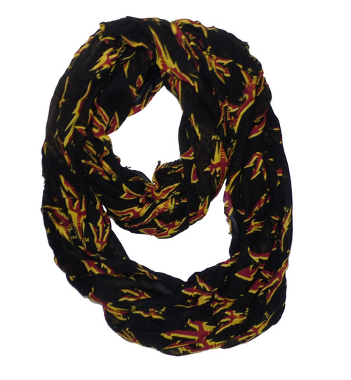 Zoozatz Arizona State Sun Devils Repeat Logo Infinity Scarf