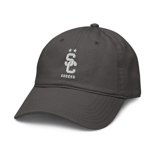 Elite Authentics USC Trojans Soccer Officially Licensed Adjustable Baseball Hat, Asphalt Grey, One Size
