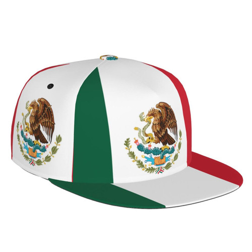 Cute Mexico Flag Baseball Cap Trucker Hats Adjustable Snapback Hat for Men Women Unisex Mexican Flat Bill Brim Hats Cute Mexico Flag Baseball Cap Trucker Hats Adjustable Snapback Hat for Men Women Unisex Mexican Flat Bill Brim Hats