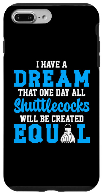 iPhone 7 Plus/8 Plus Badminton Player Court Rackets Paddles Balls Shuttlecock Case