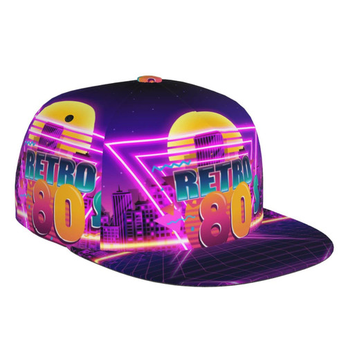 Fashion Memphis 80s 90s Baseball Cap Adjustable Snapback Hat for Men Women Unisex Hip Hop Flat Bill Brim Hats Fashion Memphis 80s 90s Baseball Cap Adjustable Snapback Hat for Men Women Unisex Hip Hop Flat Bill Brim Hats