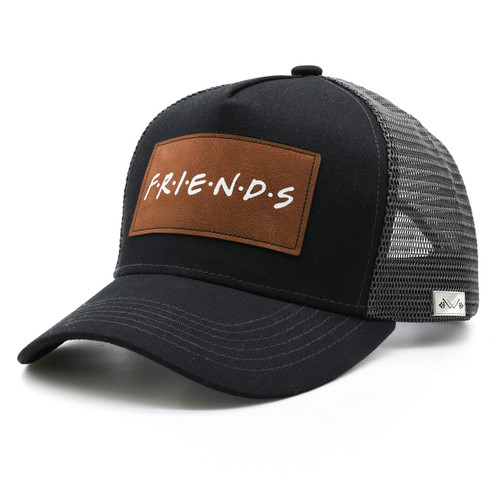 Waldeal Men Women Friends Baseball Caps Adjustable Summer Mesh Trucker Hat Black