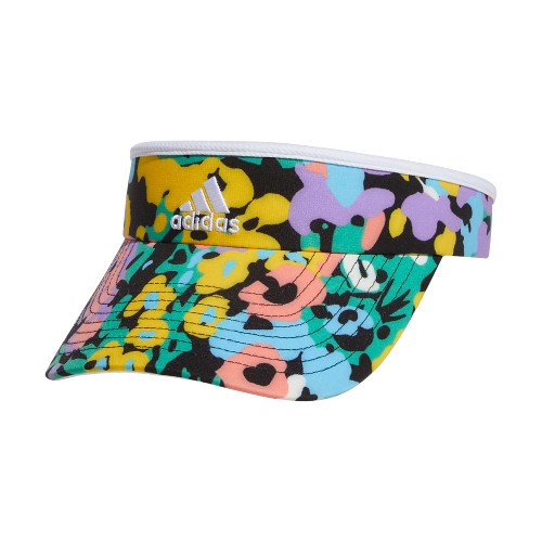 adidas Women's Match Visor, Floral AOP/White, One Size