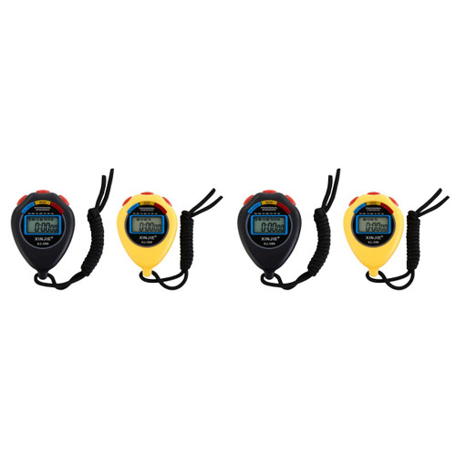 4 Pcs Stopwatch Fitness Timer Electronic Timer for Aports Game Referee Sports Timer Movement Timer Professional Timer Student Baseball Running