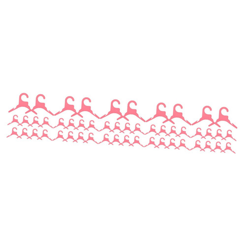 Abaodam 50 pcs Dog Clothes Drying Rack pet Coat Hanger Dog Apparel Hangers pet Clothing Hangers Puppy Clothes Hanger Mini Clothes Rack Dog Hangers Plastic Small Drying Rack Baby