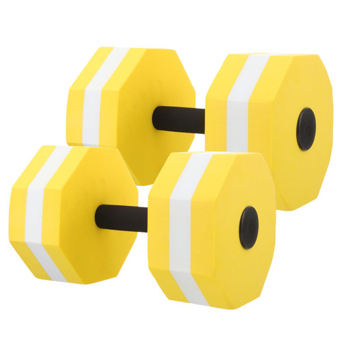 Kisangel 2pcs Dumbell Barbells Dumbbells Gym Equipment Pool Weights for Water Aerobics Pool Weights for Pool Exercise Workout Weights Exercise Weights Eva Yoga Dumbbell Set Toddler